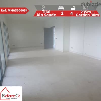 Apartment + Garden in tilal ain saade شقة  + حديقة في تلال عين سعاده