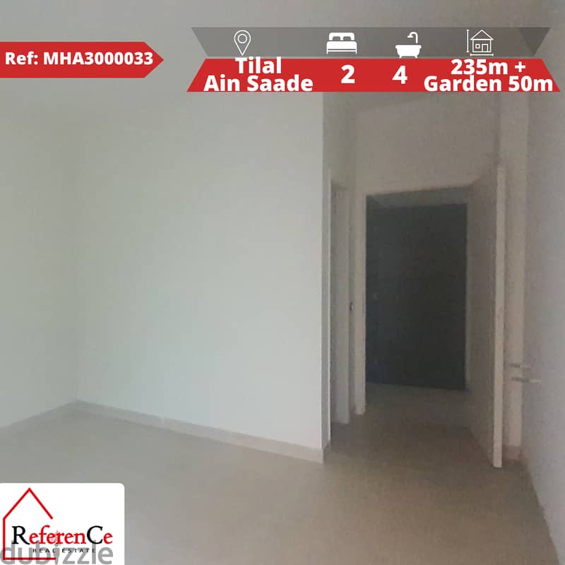 Apartment for sale in tilal ain saade شقة للبيع في تلال عين سعاده 0