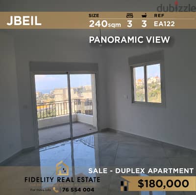 Duplex for sale in Jbeil EA122 وبلكس للبيع في جبيل