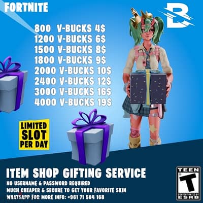 fortnite gifting