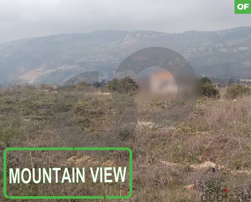 Land with gorgeous mountain view in Mansouriyet Bhamdoun REF#OF118955 0