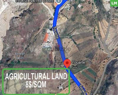 agricultural land for sale touwaiti (8$/sqm)  REF#LM118660