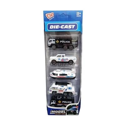 German store die-cast metal police cars