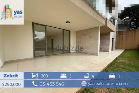 Zekrit 200m2 | 110m2 Garden | Prime Location | Dead End Street | KR |