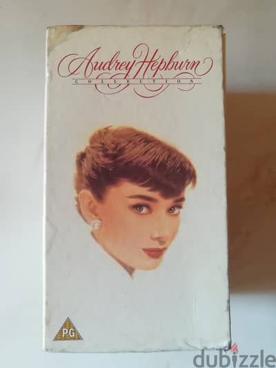 Audrey Hepburn 4 VHS + catalogue box set