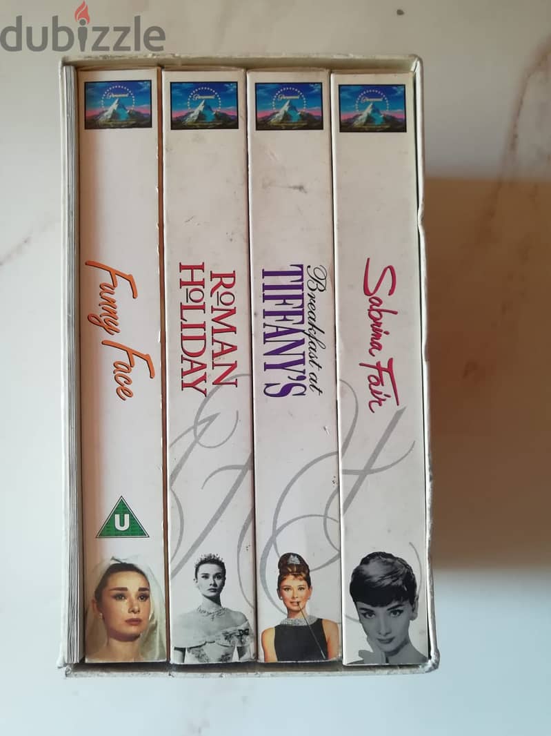 Audrey Hepburn 4 VHS + catalogue box set 2