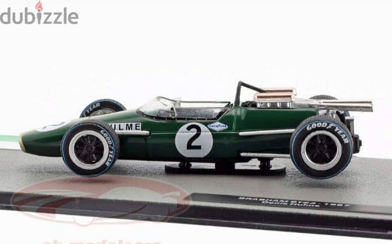 Denis Hulme Brabham BT24 (1967) diecast car model 1;43. 2