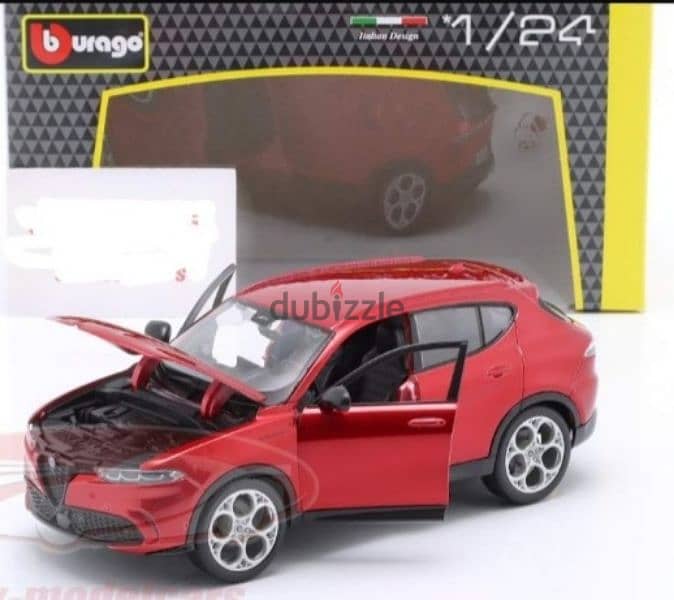 Alfa Romeo Tonale 2022 diecast car model 1:24 1