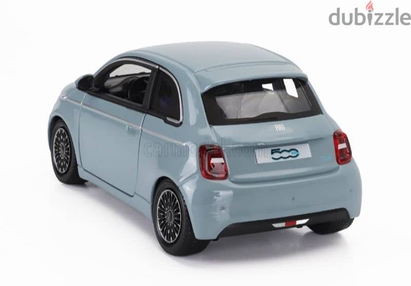 Fiat 500e 2021 diecast car model 1:24 2