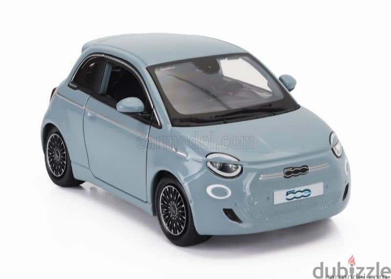 Fiat 500e 2021 diecast car model 1:24 3