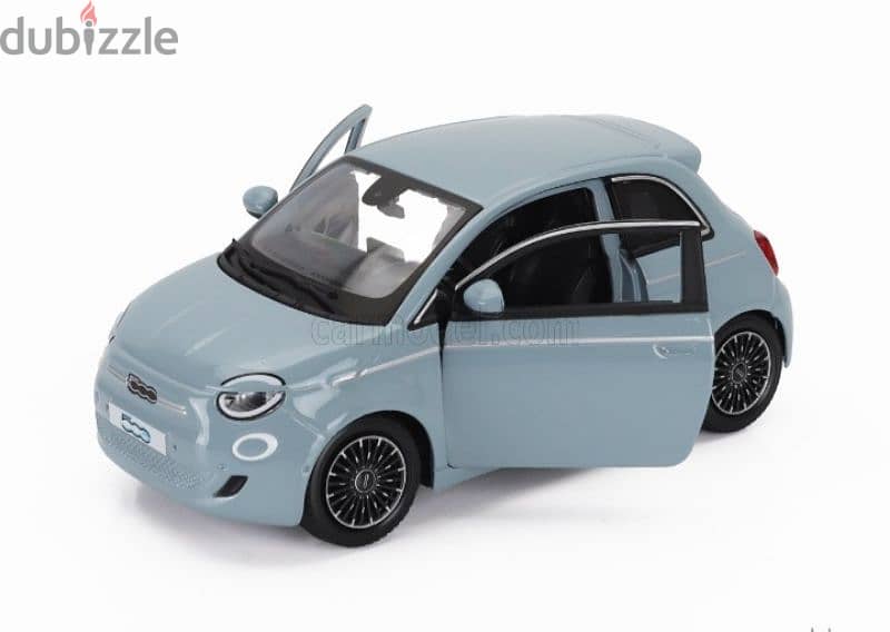 Fiat 500e 2021 diecast car model 1:24 7