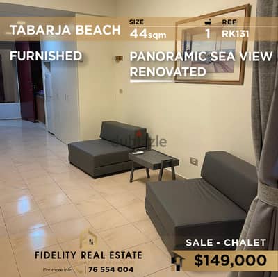 Chalet for sale in Tabarja RK131  شاليه  للبيع في طبرجا بيتش