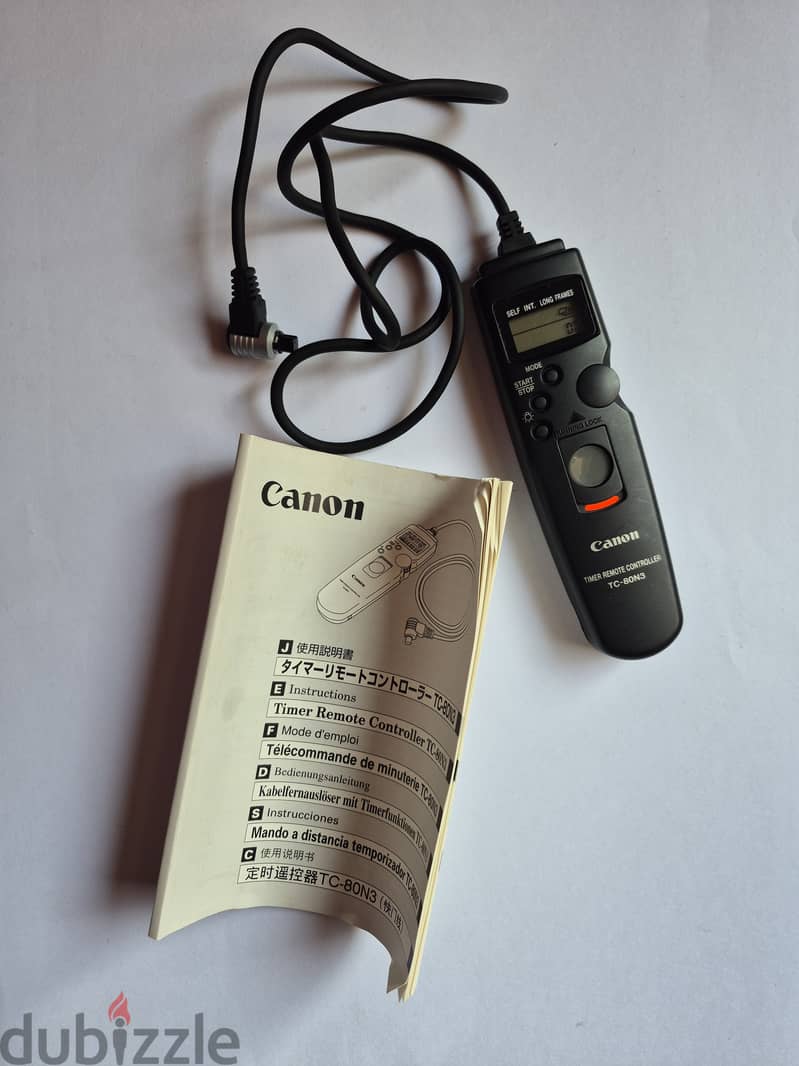 Canon TC-80N3 Timer Remote Controller 1