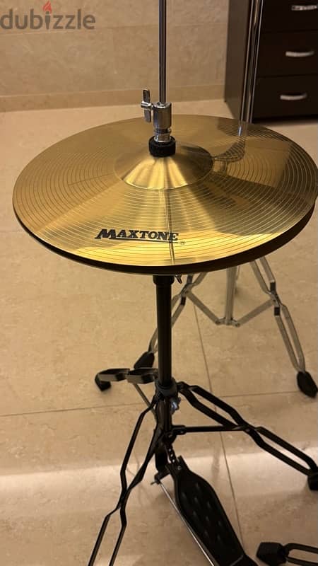 Maxtone DrumSet+SBR crash cymbal+mute pads 3