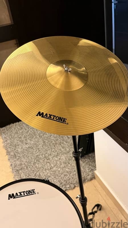 Maxtone DrumSet+SBR crash cymbal+mute pads 4