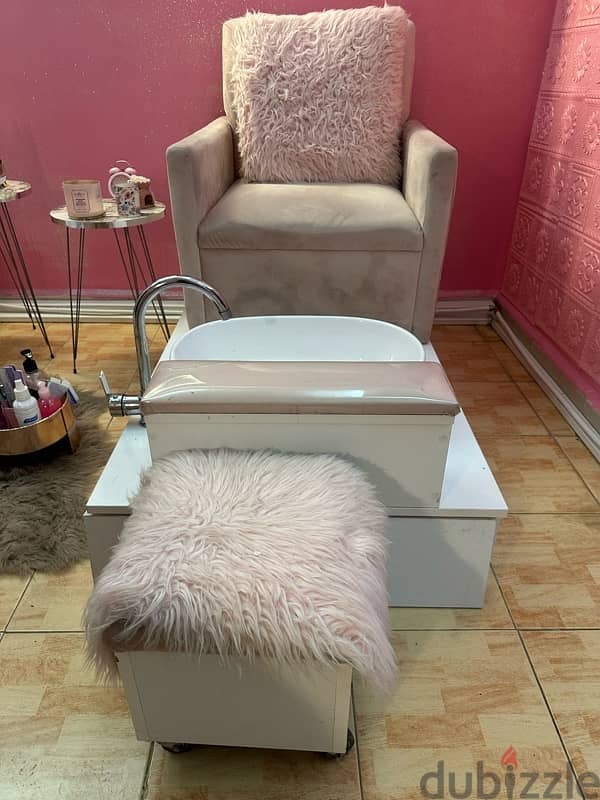 Nail salon furniture set 4