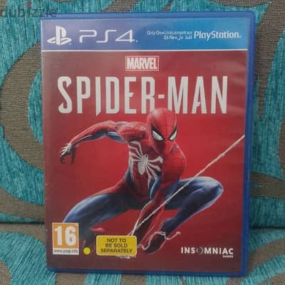 Marvel Spider-Man PS4 CD.