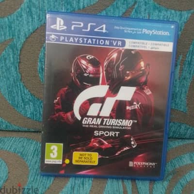 Gran Turismo SPORT PS4 CD.