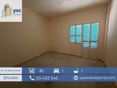 Ain El Remmaneh 80m2 | Well Maintained | Prime Location | AA