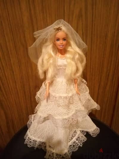 Barbie WEDDING Bride OOAK Mattel as new doll years 2000ish bend legs