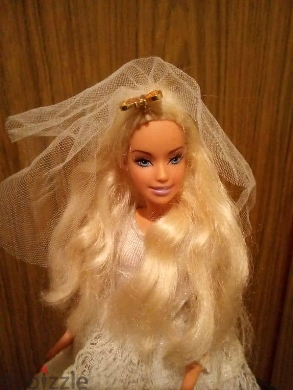 Barbie WEDDING Bride OOAK Mattel as new doll years 2000ish bend legs 1