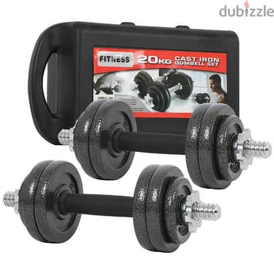 Cast Iron Dumbbells Set 20kg