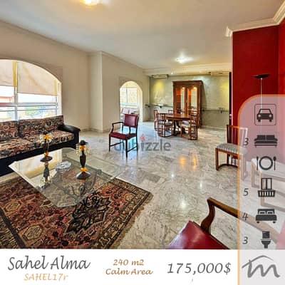 Sahel Alma | 4 Bedrooms 240m² Apartment | Calm Surroundings | 729$/m²