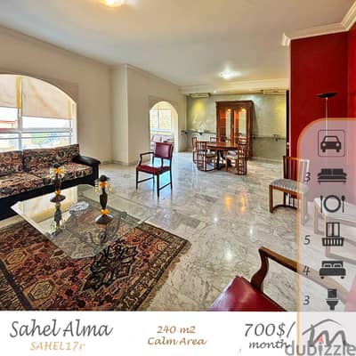 Sahel Alma | 4 Bedrooms 240m² Apartment | Calm Surroundings | Catch