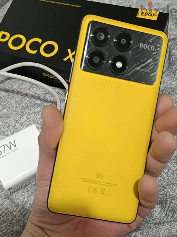 Poco X6 pro  12+8 ram  512 GB  ببجي نار  120fps120  حبه خي الجديد 0