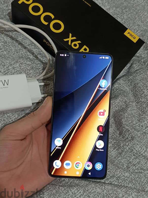 Poco X6 pro  12+8 ram  512 GB  ببجي نار  120fps120  حبه خي الجديد 4