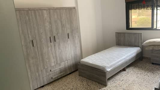 Male student dorm: available room with 2 beds