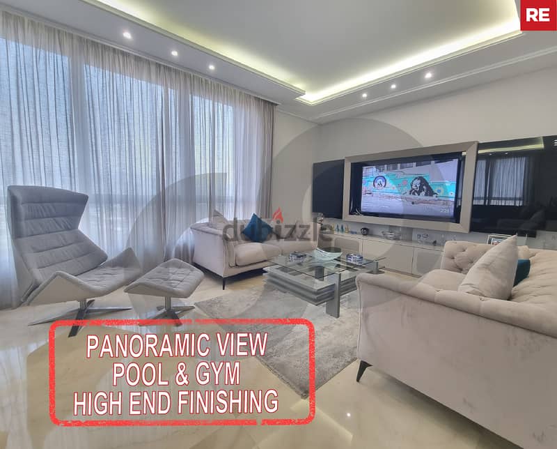 Panoramic View | Pool & Gym | 24/7 Security IN ACHRAFIEH REF#RE118894 0