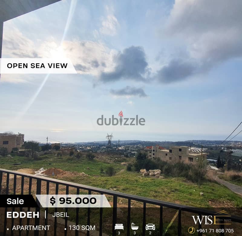 130 SQM Apartment for SALE in Eddeh - Jbeil! 0