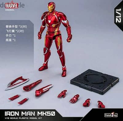 original MARVEL iron man action figure kit