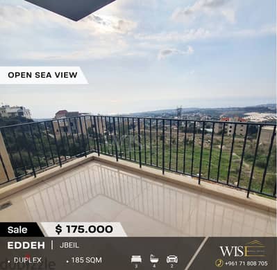 185 SQM brand new duplex for SALE in Eddeh - Jbeil!