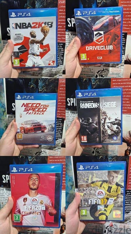 PS4 USED GAMES GREAT COLLECTION (STARTING 5$! +TRADE AVAILABLE) 5