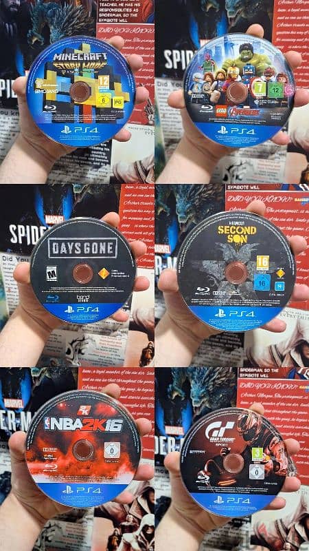 PS4 USED GAMES GREAT COLLECTION (STARTING 5$! +TRADE AVAILABLE) 9