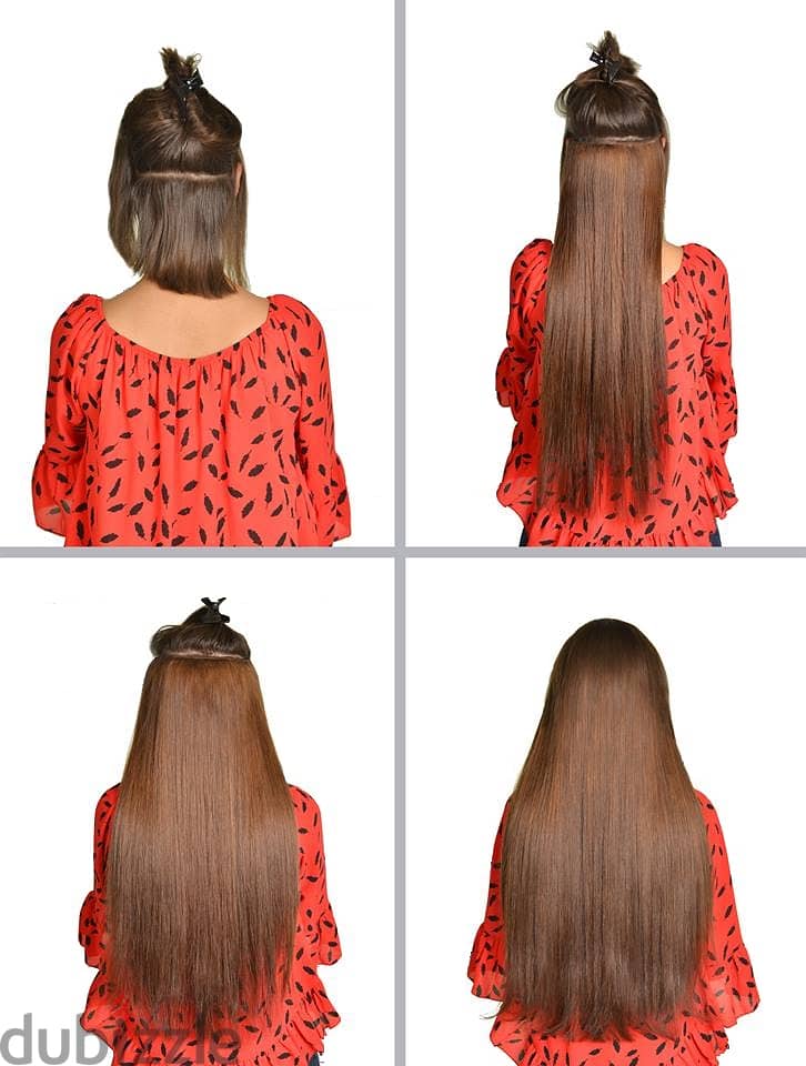 100% اكستنشن شعر طبيعي Extension Human hair 5