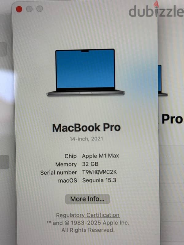 Apple Macbook Pro M1 Max 32 GB Ram SUPER CLEAN 2