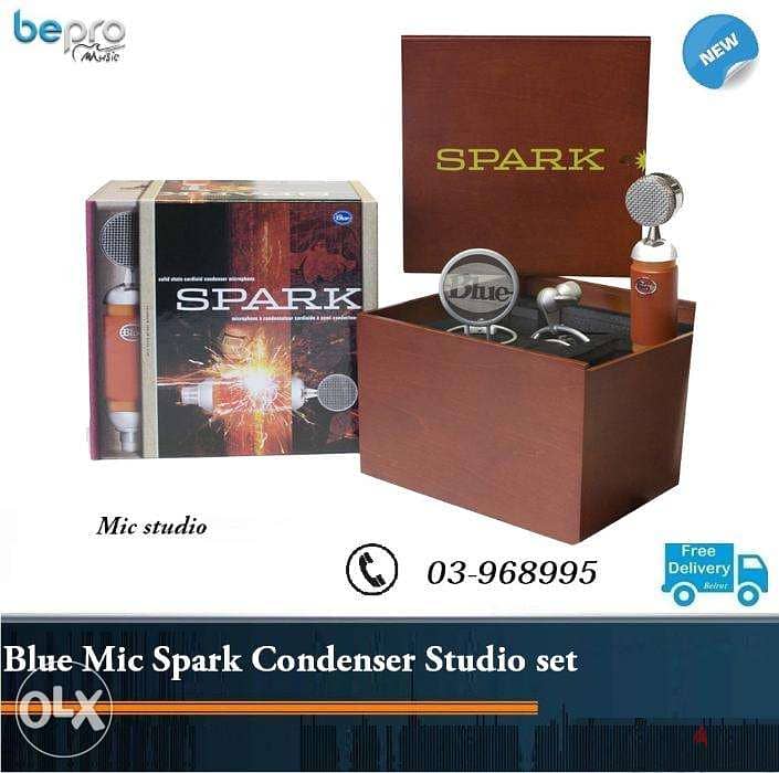 Blue Mic Spark Microphone , professional cardioid condenser Mic Studio 0