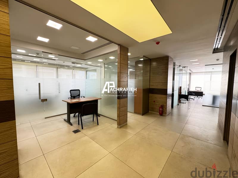 Furnished Office for Rent In Badaro - مكتب للإجار في بدارو 0