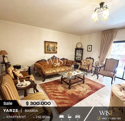  250 SQM Apartment for SALE in Baabda-Yarzeh!