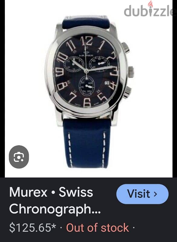 original murex swiss chronograph 1