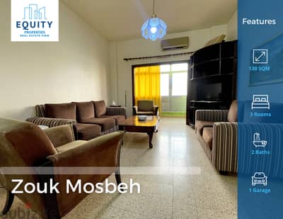 130 SQM Apartment For Sale In Zouk Mosbeh شقة للبيع #RK152025