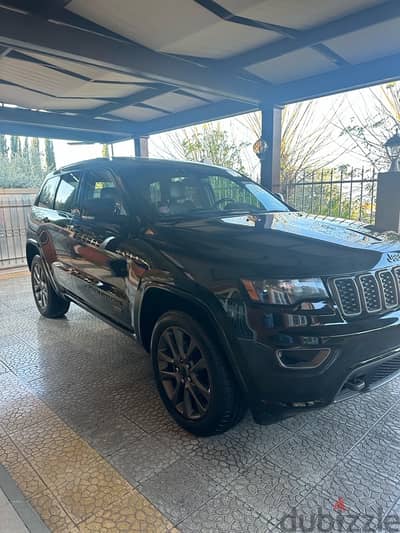 Jeep Grand Cherokee 2017 limited anniversary