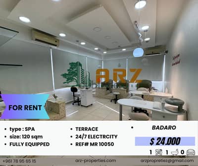 Ref#MR 1050  Title: SPA for rent in badaro