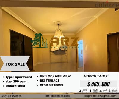 Apartment for sale in horsh tabet Ref#MR 10059