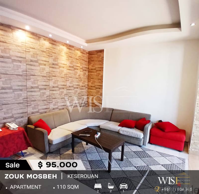  110 SQM Apartment for SALE in Adonis - Zouk Mosbeh ! 0