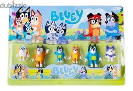 German store bluey & friends 6pcs set