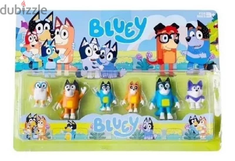 German store bluey & friends 6pcs set 0